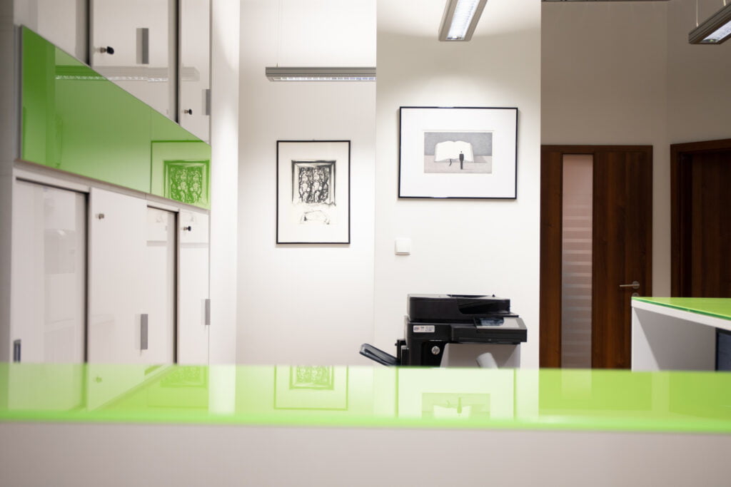 Reception of a law firm in Lodz