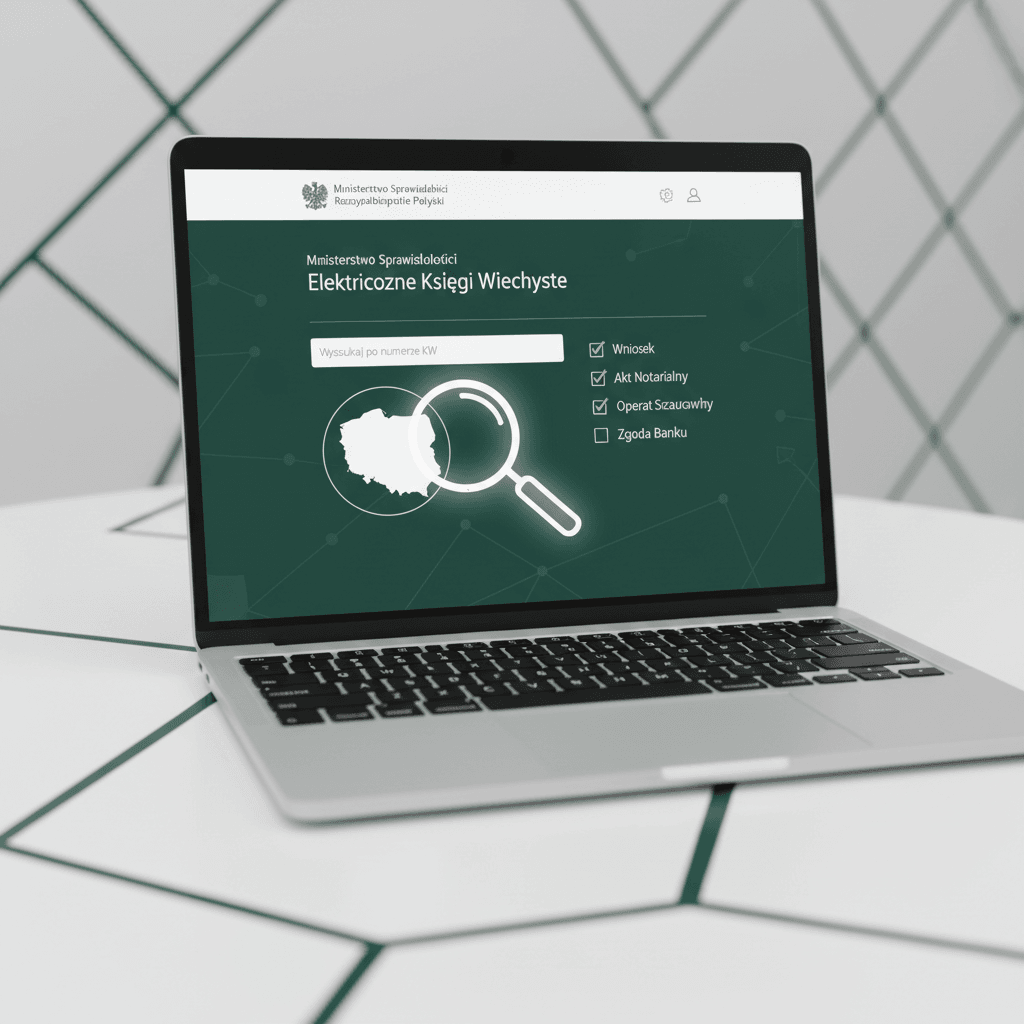 Polish Land and Mortgage Register check — Księga Wieczysta verification
